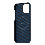 Pitaka iPhone 13 Pro Max Aramid Grey Blue dėklas 