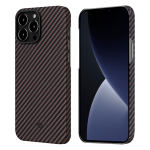 Pitaka iPhone 13 Pro Max Aramid Grey Gold dėklas 