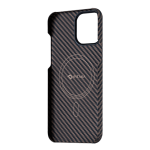 Pitaka iPhone 13 Pro Max Aramid Grey Gold dėklas 
