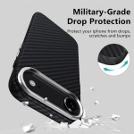 Tech-Protect iPhone 17 Air Carbon case with MagSafe - Black/Silver