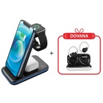 Canyon 3in1 sulankstomas bevielis kroviklis 15W - Black + DOVANA: Bevielės OnRun 11 Sport ausinės