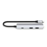 Satechi Type-C 4-in-1 Slim Multiport 4K adapteris - Silver