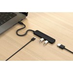 Satechi Type-C 4-in-1 Slim Multiport 4K adapteris - Black