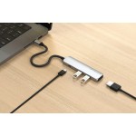 Satechi Type-C 4-in-1 Slim Multiport 4K adapteris - Silver