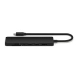 Satechi Type-C 7-in-1 Ethernet adapteris - Black (iš ekspozicijos, be pakuotės)
