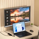 Satechi Type-C 7-in-1 Ethernet adapteris - Black (iš ekspozicijos, be pakuotės)