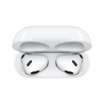 Apple AirPods bevielės ausinės su bevieliu įkrovimo dėklu (3 karta)