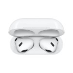 Apple AirPods bevielės ausinės su bevieliu įkrovimo dėklu (3 karta)