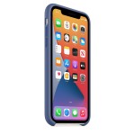 Apple iPhone 11 silikoninis Linen Blue dėklas
