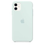 Apple iPhone 11 silikoninis Seafoam dėklas