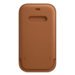 Apple iPhone 12 Pro Max Leather Sleeve with MagSafe - Saddle Brown