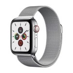 Watch Series 5 40mm GPS + Cellular Stainless Steel Case with Milanese Loop