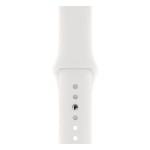 Watch Series 5 40mm GPS + Cellular Stainless Steel Case with White Sport Band