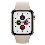 Watch Series 5 44mm GPS + Cellular Gold Stainless Steel Case with Stone Sport Band