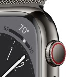 Apple Watch Series 8 GPS + Cellular 45mm Silver Stainless Steel Case with Silver Milanese Loop