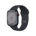 Apple Watch Series 8 GPS + Cellular 41mm Midnight Aluminium Case with Midnight Sport Band