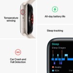Apple Watch Series 8 GPS + Cellular 41mm Midnight Aluminium Case with Midnight Sport Band