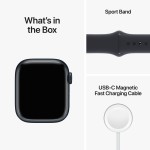 Apple Watch Series 8 GPS + Cellular 41mm Midnight Aluminium Case with Midnight Sport Band