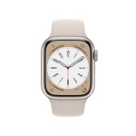 Apple Watch Series 8 GPS + Cellular 41mm Starlight Aluminium Case with Starlight Sport Band