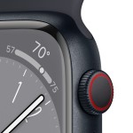 Apple Watch Series 8 GPS + Cellular 45mm Midnight Aluminium Case with Midnight Sport Band (išpakuotas)