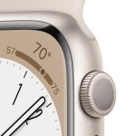 Apple Watch Series 8 GPS 45mm Starlight Aluminium Case with Starlight Sport Band