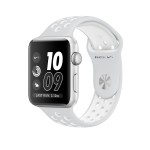 Watch Nike+ 38mm Silver Aluminum Case with Pure Platinum/White Nike Sport Band