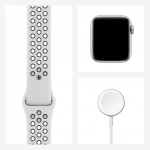 Apple Watch Nike Series 6 GPS + Cellular, 40mm Silver Aluminium Case with Pure Platinum/Black Nike Sport Band