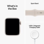 Apple Watch SE GPS 40mm Starlight Aluminium Case with Starlight Sport Band (2022) (išpakuotas)