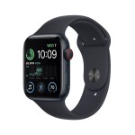 Apple Watch SE GPS + Cellular 44mm Midnight Aluminium Case with Midnight Sport Band