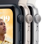 Apple Watch SE GPS 44mm Silver Aluminium Case with White Sport Band