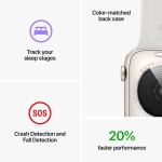 Apple Watch SE GPS 44mm Starlight Aluminium Case with Starlight Sport Band