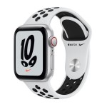 Apple Watch Nike SE GPS + Cellular, 40mm Silver Aluminium Case with Pure Platinum/Black Nike Sport Band (2020)