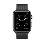 Watch Series 2 38mm Space Black Stainless Steel Case with Space Black Milanese Loop
