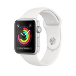Watch Series 3 42mm GPS Silver Aluminum Case with White Sport Band