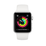 Watch Series 3 42mm GPS Silver Aluminum Case with White Sport Band