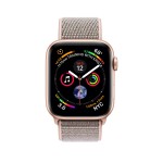 Watch Series 4 44mm GPS Gold Aluminum Case with Pink Sand Sport Loop