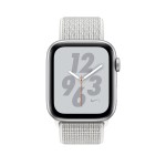 Watch Series 4 Nike+ 44mm GPS Silver Aluminum Case with Summit White Nike Sport Loop