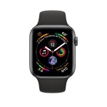 Watch Series 4 40mm GPS Space Gray Aluminum Case with Black Sport Band