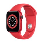 Apple Watch Series 6 GPS, 40mm PRODUCT(RED) Aluminium Case with PRODUCT(RED) Sport Band (naudotas)