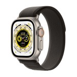 Apple Watch Ultra GPS + Cellular, 49mm Titanium Case with Black/Gray Trail Loop - S/M