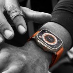 Apple Watch Ultra GPS + Cellular, 49mm Titanium Case with White Ocean Band (pažeista pakuotė)