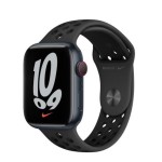 Apple Watch Nike Series 7 GPS + Cellular, 41mm Midnight Aluminium Case with Anthracite/Black Nike Sport Band