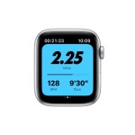 Apple Watch Nike SE GPS + Cellular, 40mm Silver Aluminium Case with Pure Platinum/Black Nike Sport Band (2020)