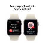 Apple Watch SE 3 GPS 40mm Midnight Aluminium Case with Navy Blue Sport Band - M/L