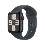 Apple Watch SE 2 GPS + Cellular 40mm Midnight Aluminium Case with Midnight Sport Band - S/M