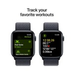 Apple Watch SE GPS + Cellular 40mm Midnight Aluminium Case with Ink Sport Loop