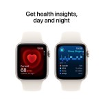 Apple Watch SE 2 GPS + Cellular 44mm Starlight Aluminium Case with Starlight Sport Band - M/L