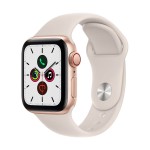 Apple Watch SE GPS + Cellular, 40mm Gold Aluminium Case with Starlight Sport Band (buvo išpakuotas)