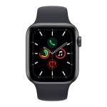 Apple Watch SE GPS + Cellular, 44mm Space Grey Aluminium Case with Midnight Sport Band