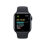 Apple Watch SE GPS 40mm Midnight Aluminium Case with Midnight Sport Band - M/L